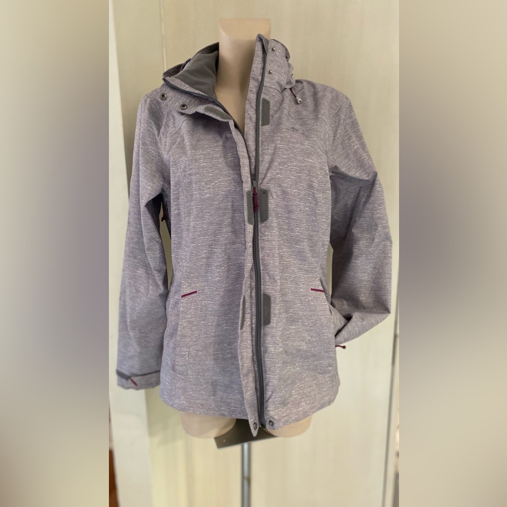 gray polyester coat - Picture 3 of 6